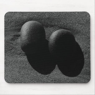 Stones Cool Black & White Photograph Mouse Mat