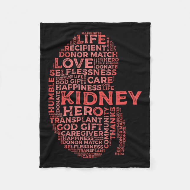 Stones Kidney Disease Awareness Patient Survivor  Fleece Blanket (Front)