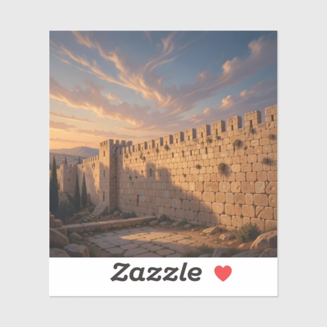 Stones Of Jerusalem – Jerusalem Wall Art Square (Sheet)