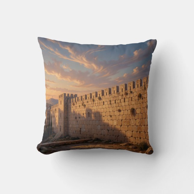 Stones Of Jerusalem – Jerusalem Wall Art Throw Cushion (Front)
