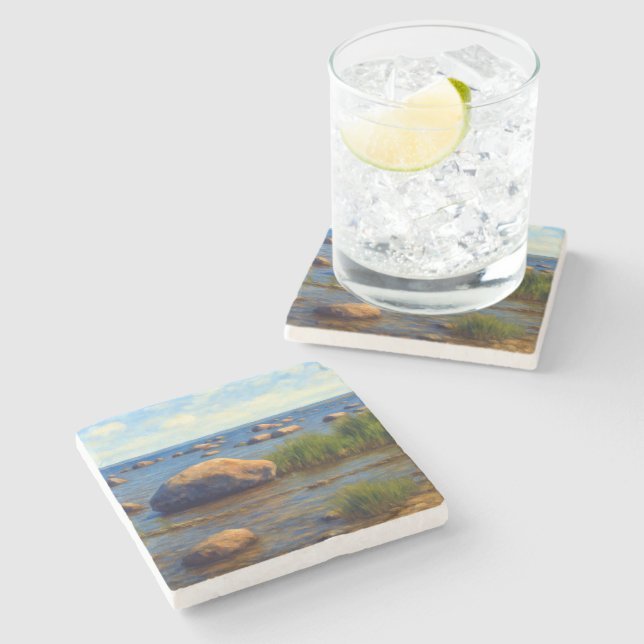 Stones of Vormsi Stone Coaster (Side)