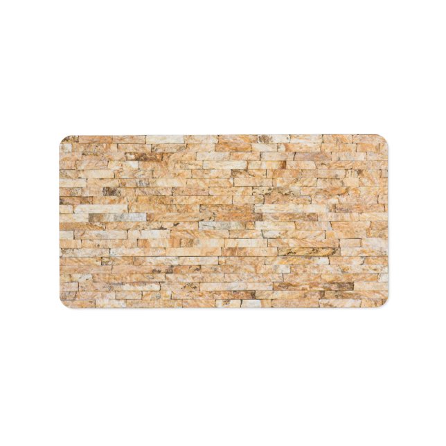 Stones pattern label (Front)