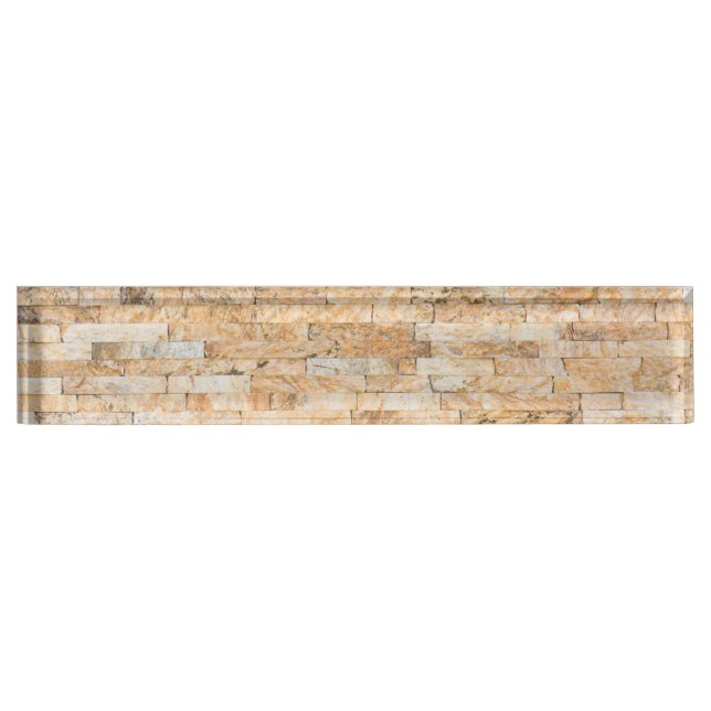 Stones pattern nameplate (Front)
