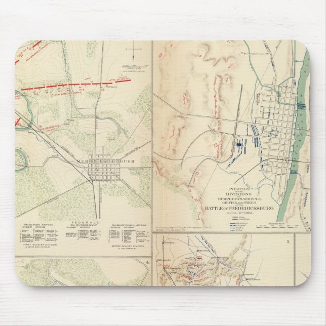 Stone's River before Murfreesborough Mouse Mat (Front)