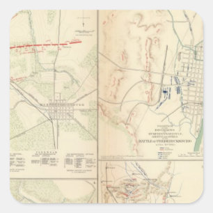 Stone's River before Murfreesborough Square Sticker