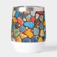 Stones, rocks, pebbles, gravel, pretty, rainbow, c