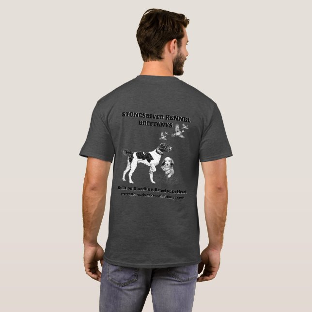 Stonesriver Kennel Brittanys Pointer T-Shirt  (Back Full)