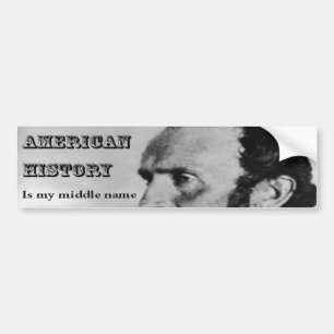 Stonewall Jackson American History Bumper Sticker