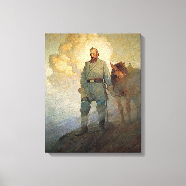 Stonewall Jackson by N. C. Wyeth Canvas Print (Front)