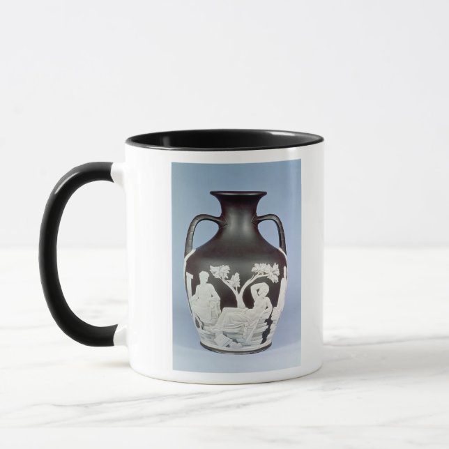 Stoneware, copy of the Portland Vase Mug (Left)