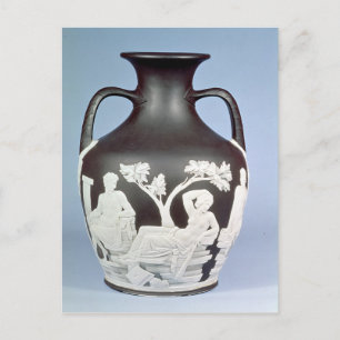 Stoneware, copy of the Portland Vase Postcard