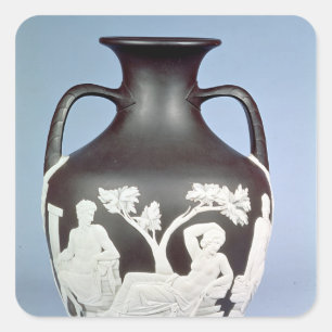 Stoneware, copy of the Portland Vase Square Sticker