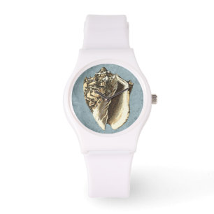 Stonewashed Conch Shell Watch