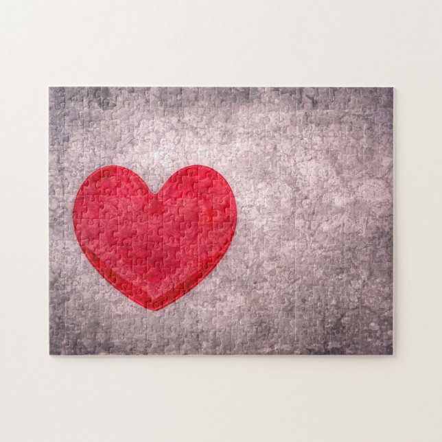 Stonewashed Heart Jigsaw Puzzle (Horizontal)