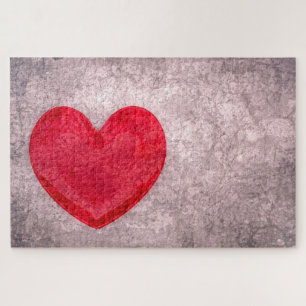 Stonewashed Heart Jigsaw Puzzle