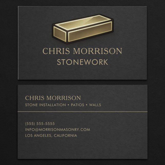 Stonework Business Card (Creator Uploaded)