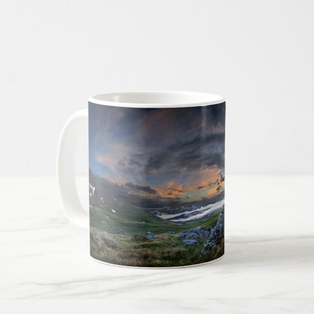 Stoney Pass Sunset - Colorado Trail Coffee Mug (Front Left)