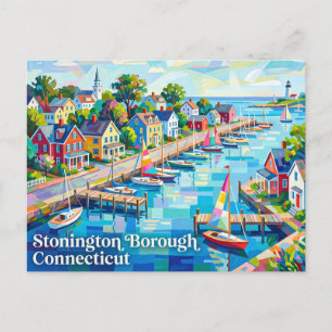 Stonington Borough Connecticut Postcard