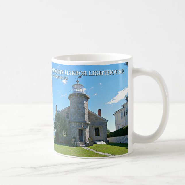 Stonington Harbour Lighthouse, Connecticut Mug (Right)