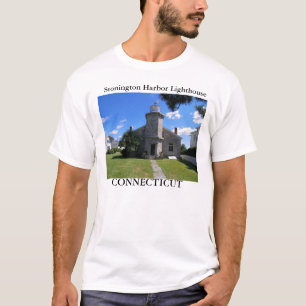 Stonington Harbour Lighthouse, Connecticut T-Shirt