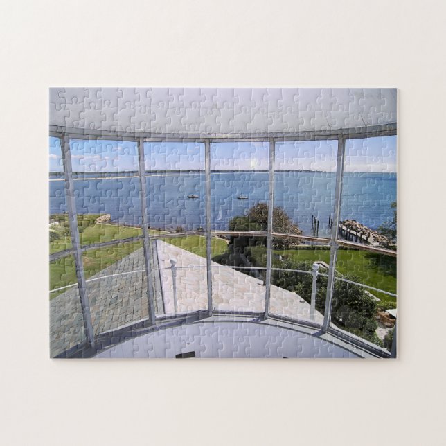 Stonington Harbour Lighthouse, CT Jigsaw Puzzle (Horizontal)