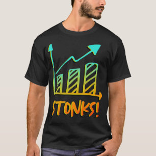 Stonks Funny Stocks Stock Market Finance Trader T-Shirt