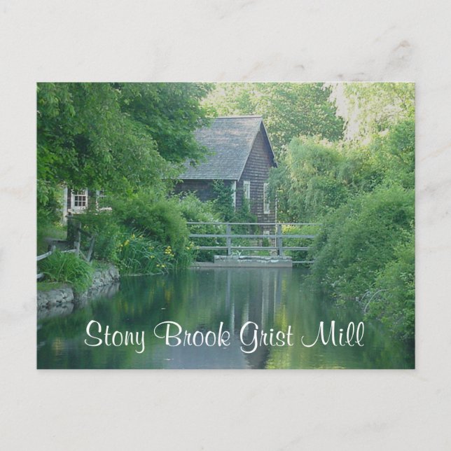 Stony Brook Grist Mill - Cape Cod Mass  Post Card (Front)