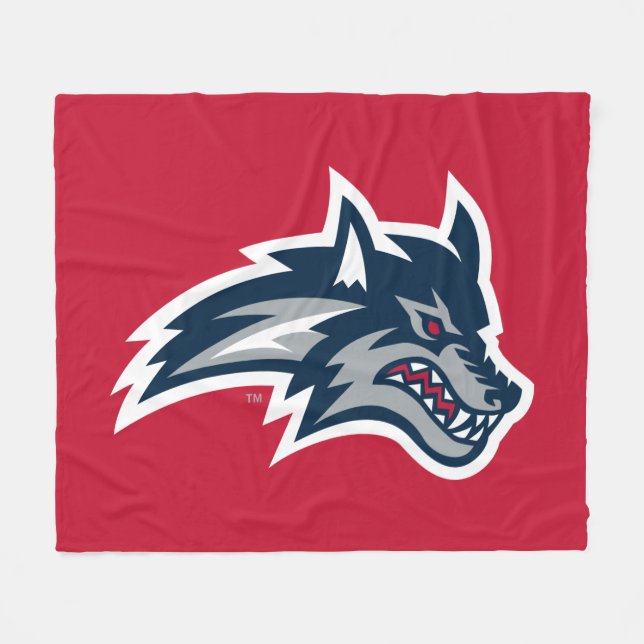 Stony Brook University | Seawolves Fleece Blanket (Front (Horizontal))