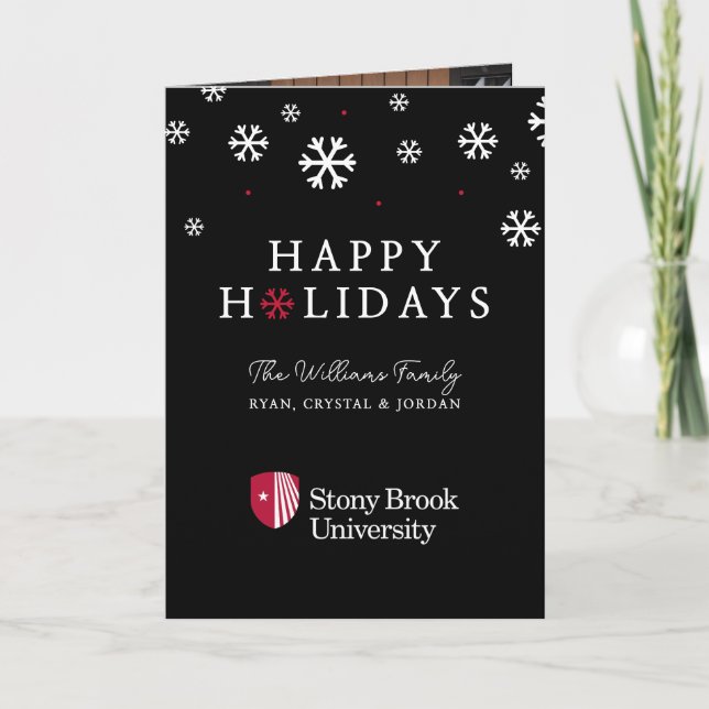 Stony Brook University | Wordmark Holiday Card (Front)