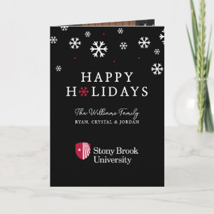 Stony Brook University Wordmark Holiday Card