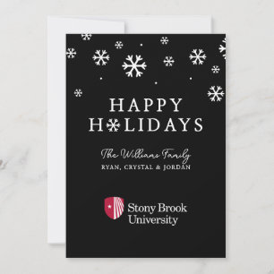 Stony Brook University Wordmark Holiday Card