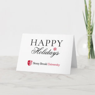 Stony Brook University Wordmark Holiday Card