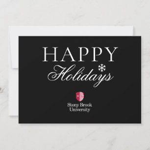 Stony Brook University Wordmark Holiday Card