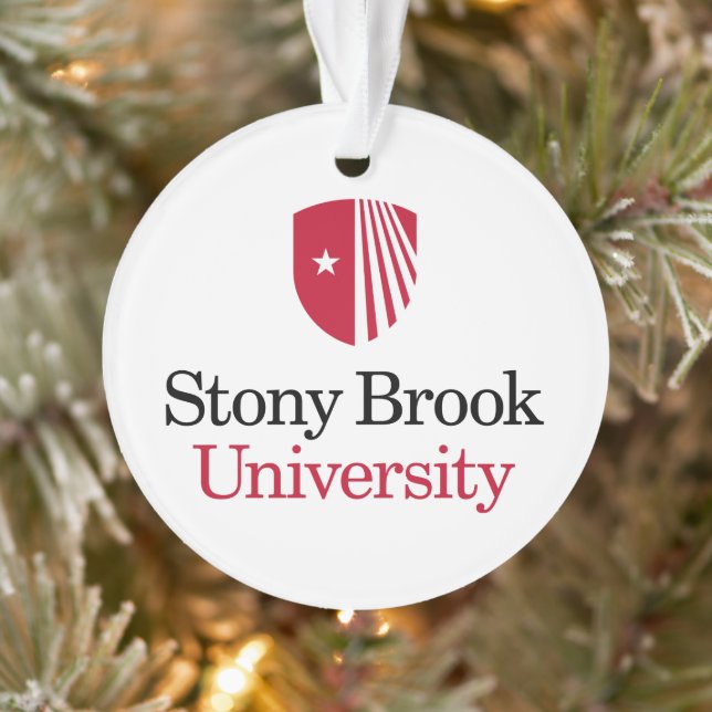 Stony Brook University | Wordmark Ornament (Tree)