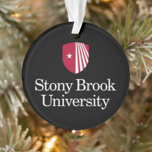 Stony Brook University Wordmark Ornament