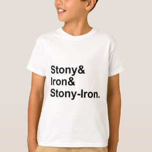 Stony & Iron & Stony-Iron   Types of Meteorites T-Shirt