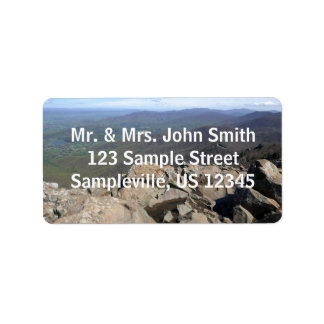 Stony Man Cliffs at Shenandoah National Park Label