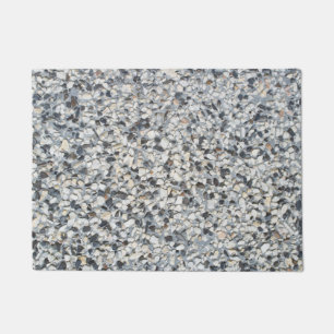 Stony pattern doormat