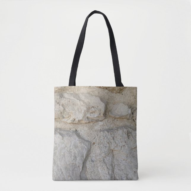 Stony pattern tote bag (Front)