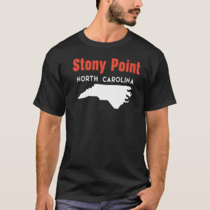 Stony Point North Carolina Usa State America Trave T-Shirt