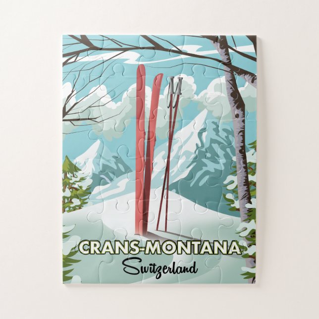 Stoos Switzerland Jigsaw Puzzle (Vertical)