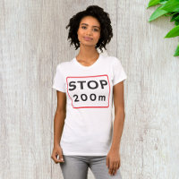 Stop 200m Road Sign Traffic Warning Safety