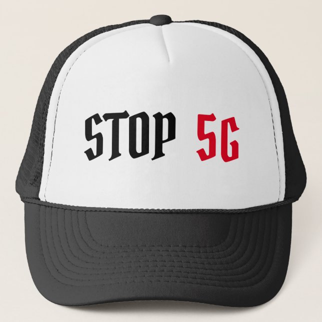 Stop 5G Trucker Hat (Front)
