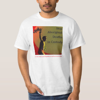 Stop Aboriginal Deaths in Custody 2 side T-Shirt