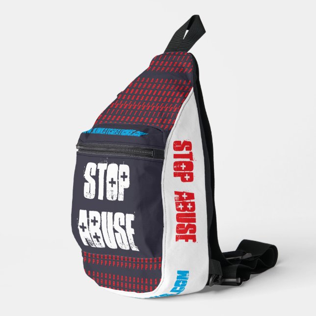 Stop Abuse Sling Bag (Right Corner)