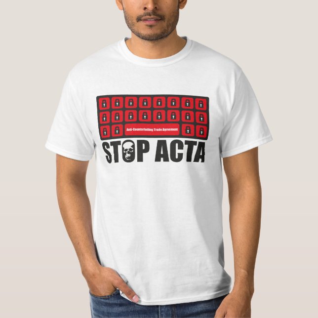 Stop ACTA T-Shirt (Front)