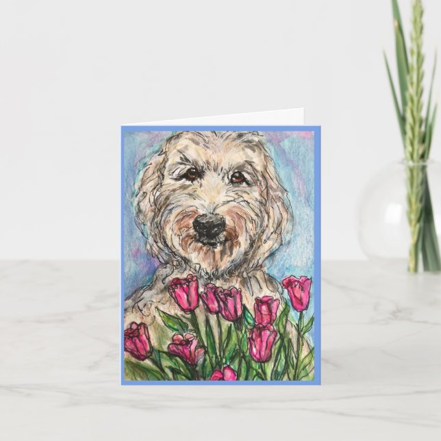 Stop and Smell the Flowers Thank You Card (Front)