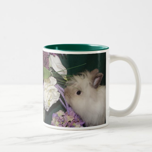 Stop and Smell the Flowers Two-Tone Coffee Mug (Right)
