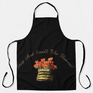 Stop And Smell The Fowers- All-Over Print Apron