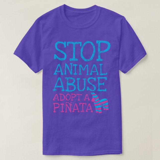 Stop Animal Abuse T-Shirt (Design Front)